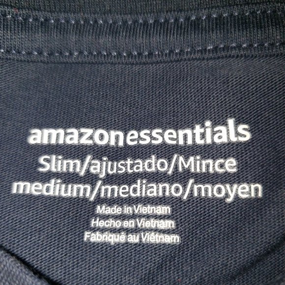 Amazon Essentials Men's Slim Size Medium - 2 Pack - NWOT - Navy Blue and Green - Picture 2 of 4